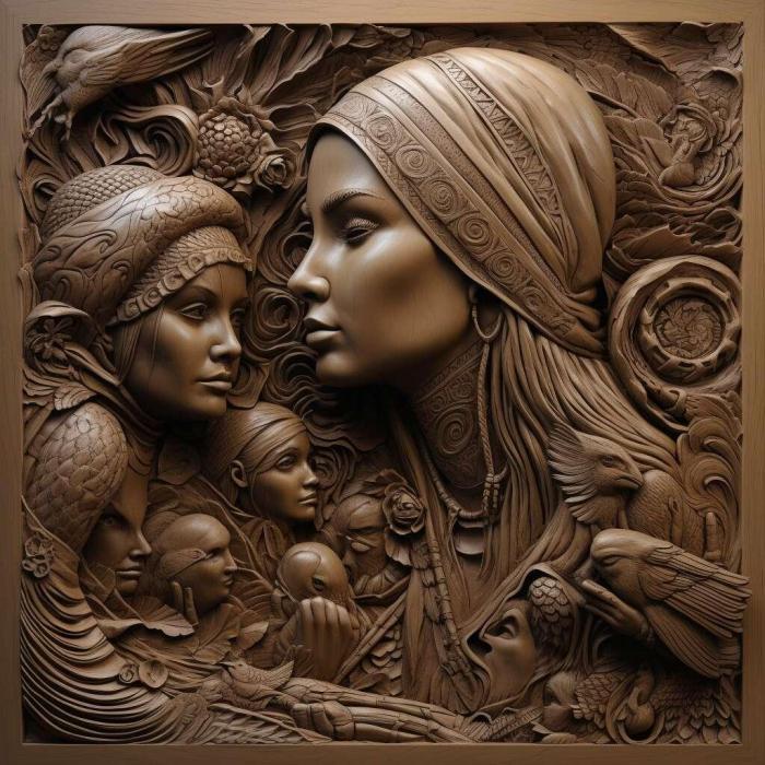 نموذج ثلاثي الأبعاد لآلة CNC 3D Art 